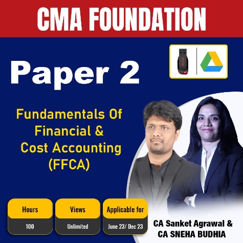 Picture of CMA Foundation Fundamental of Accounting - CA Sneha Budhia & CA Sanket Agarwal 