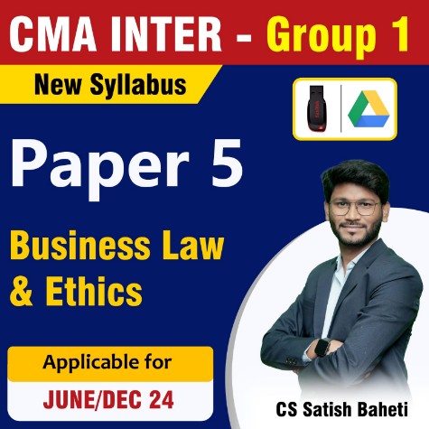 Picture of CMA Inter Group 1 Business Law & Ethics - CS Satish Baheti