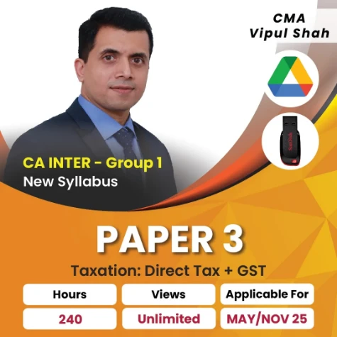 Picture of Taxation – Paper 3 (Direct Tax + Gst)