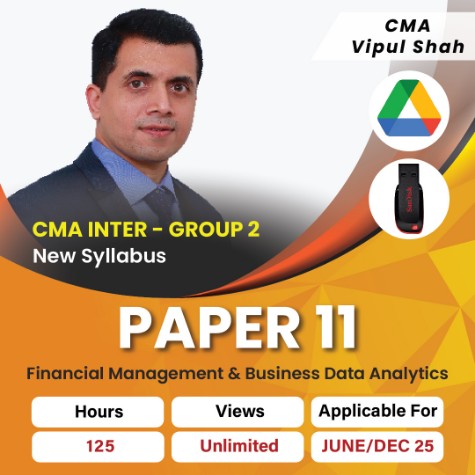 Financial Management & Business Data Analytics - Paper 11 [2022 New Syllabus]