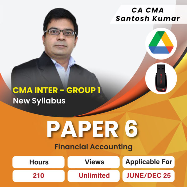 CMA Inter Group 1 Financial Accounting - CA CMA Santosh Kumar